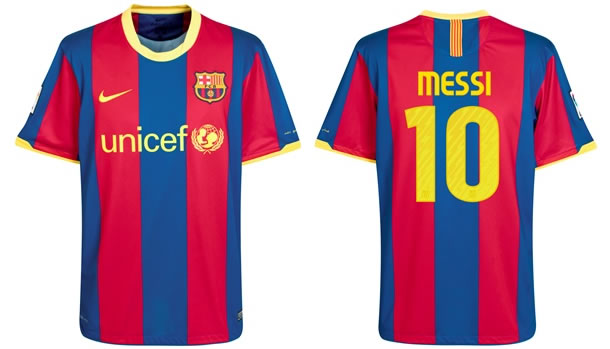 fc barcelona 2010 jersey
