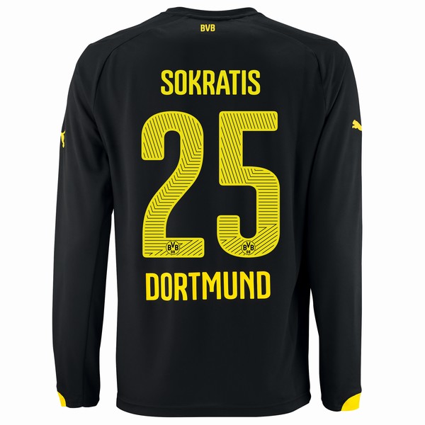Dortmund No18 Sahin Away Long Sleeves Jersey